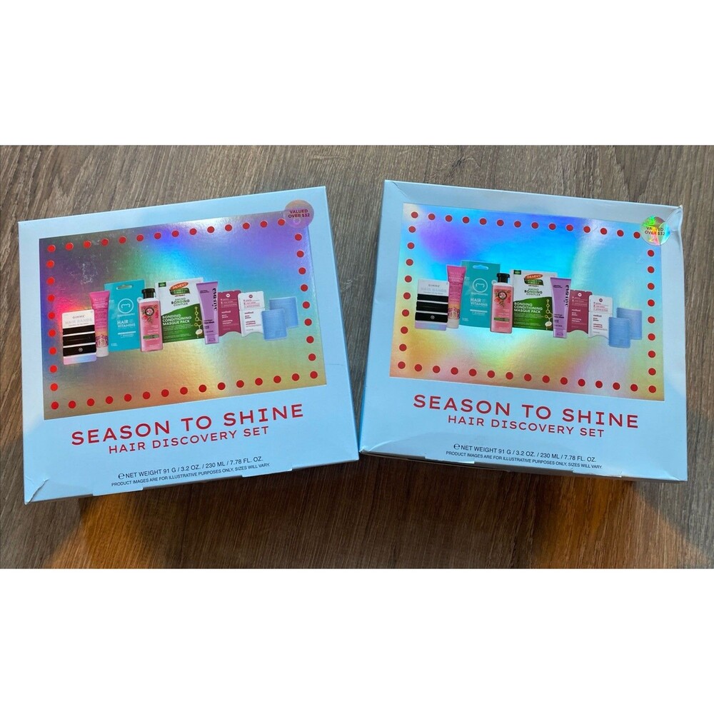 Season to Shine Hair Styling Set -9 Pc Method Herbal Essences Palmers (2 Bx Set)